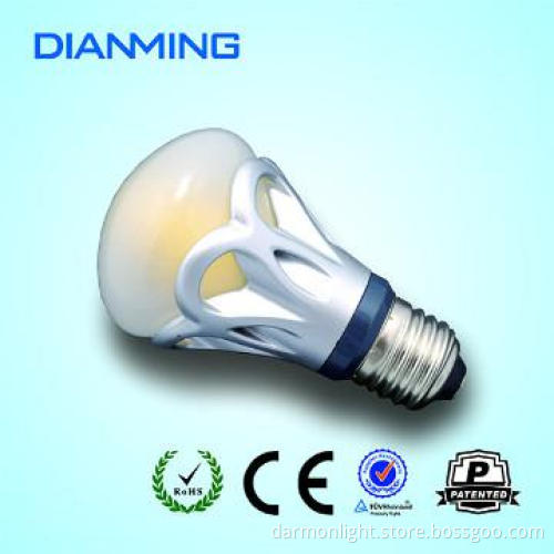 unmatch e27 6w led lamp bulb with 255 degree beam angle